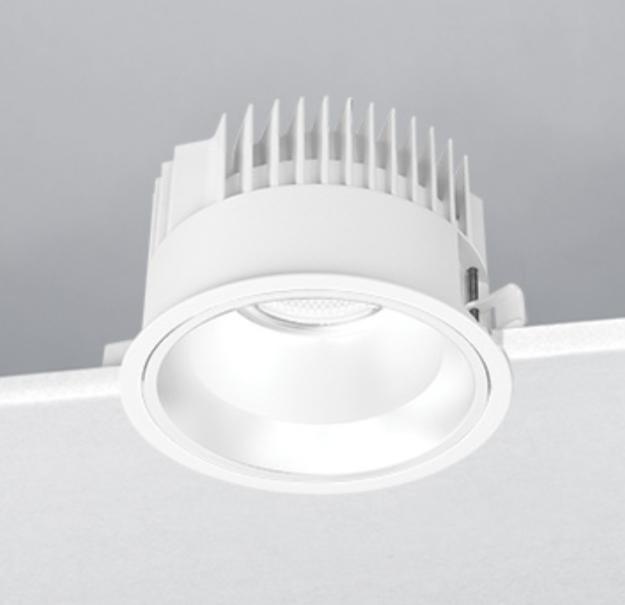 Faretto ad incasso led Nobile Illuminazione Combo C2R con driver 25W 4000K bianco - C2R/F/4K25/W1 01