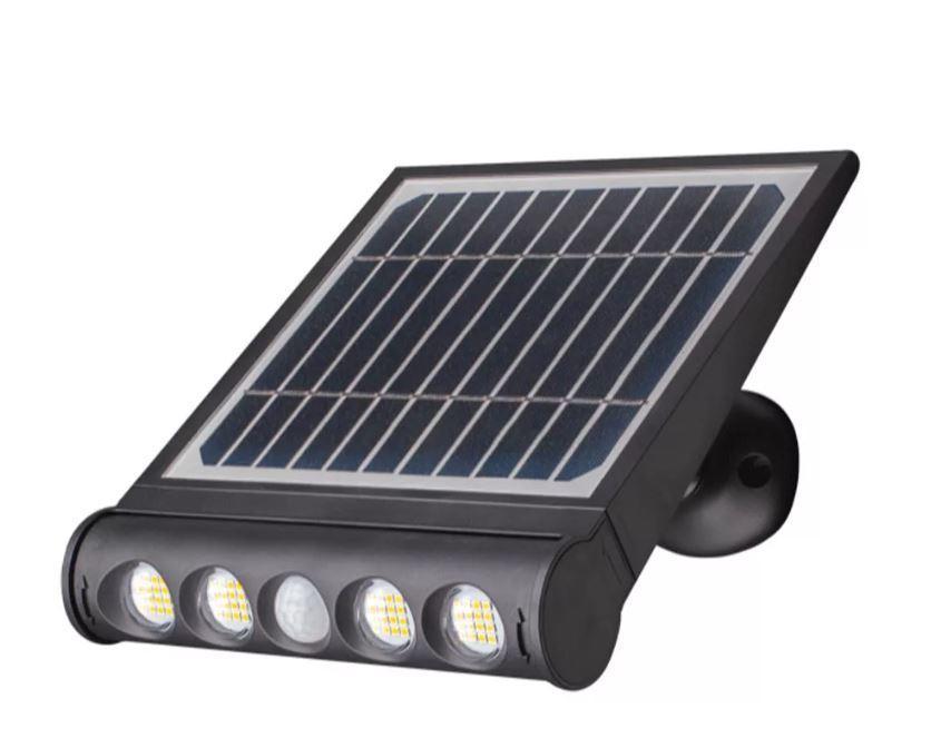 Applique a led solare V-tac con sensore 8W 6000K IP65 VT-11108 - 6850 01