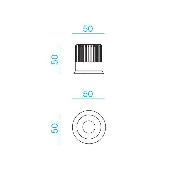 Modulo led Nobile in alluminio 8,5W 4000K IP54 - D1/DUO/40/4K/6 02