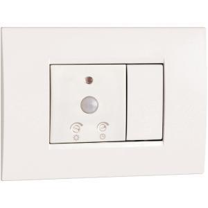 Sensore di movimento crepuscolare  duo 2 moduli din bianco - ve791100