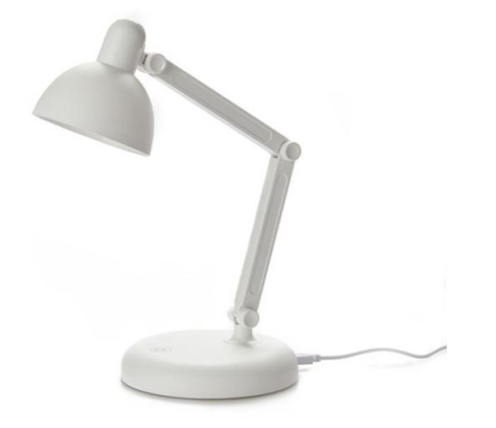 Lampada da tavolo led Balvi Gifts Flexo ricaricabile bianco -27245 02