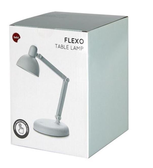 Lampada da tavolo led Balvi Gifts Flexo ricaricabile bianco -27245 03