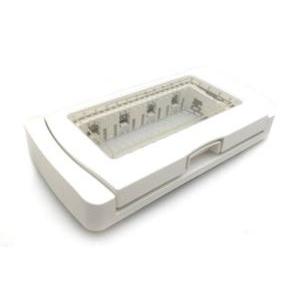 Placca idrobox joy compatibile con bticino matix ip55 3 moduli bianco - s5003b