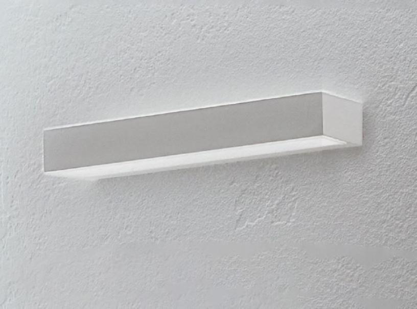 Lampada da parete led G.E.A.LUCE Gap Linea 24W 3000K bianco - GAP511C 02