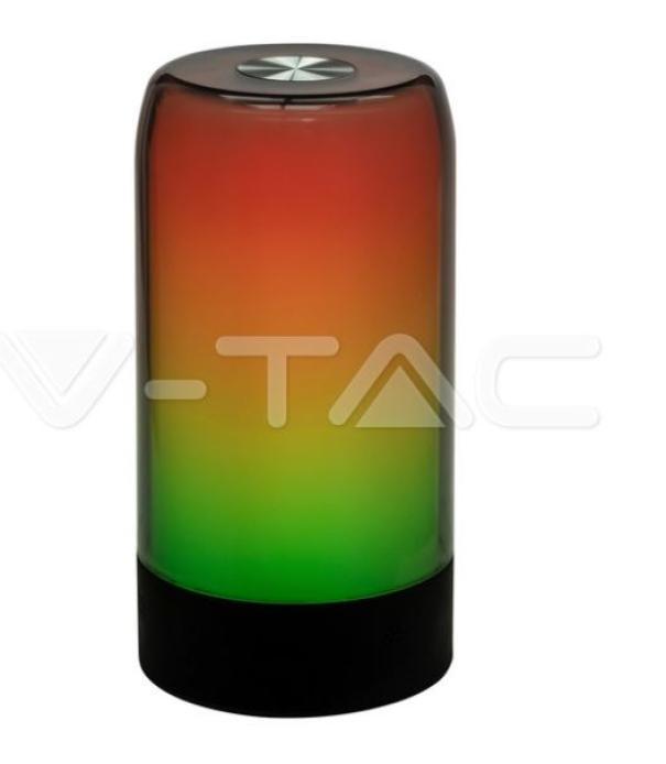 Lampada d'atmosfera led V-tac 8W RGB nero - VT-7208 - 405871 02