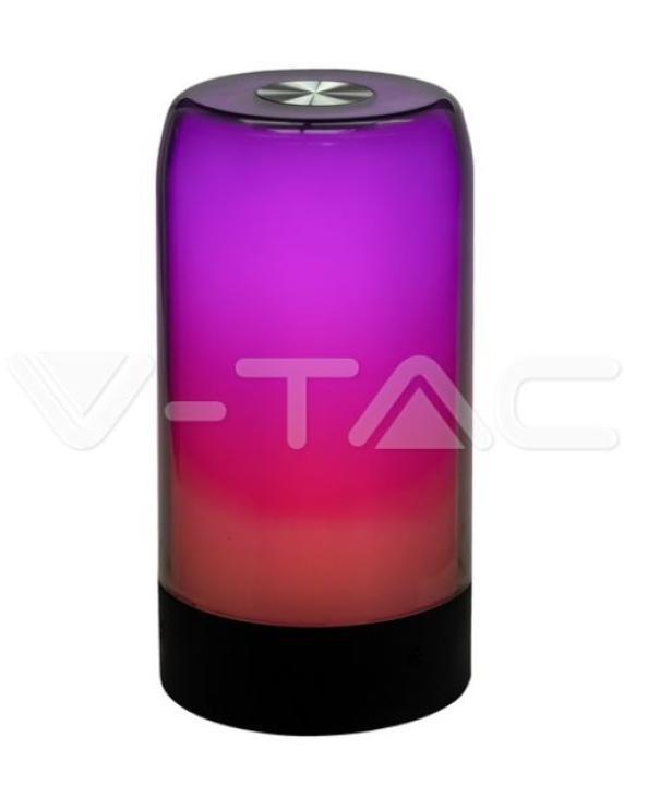 Lampada d'atmosfera led V-tac 8W RGB nero - VT-7208 - 405871 03