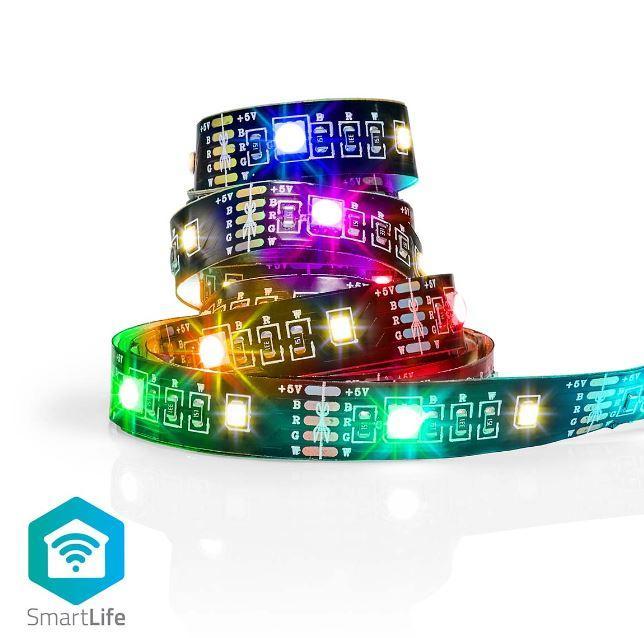 Striscia led Nedis SmartLife RGB+2700K 4W 5V 2 metri IP20 - BTLS20RGBW 01