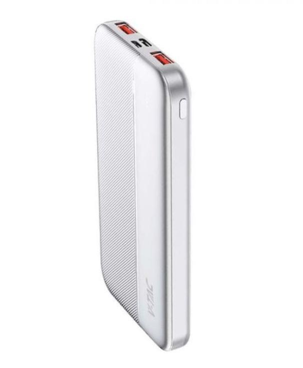 Power bank V-tac 10000mAh caricatore rapido bianco VT-10000 - 7832 01