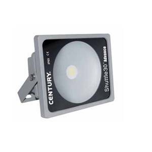 Proiettore led advance 10w luce bianco caldo colore grigio sha-109540