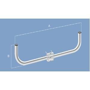 Supporto gemello “tipo d” con staffa saldata zn1313