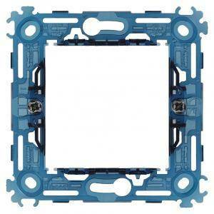 Arke' supporto 2 moduli,con griffe,per scatole da incasso diam.60,componibile con interasse 71 mm 19602