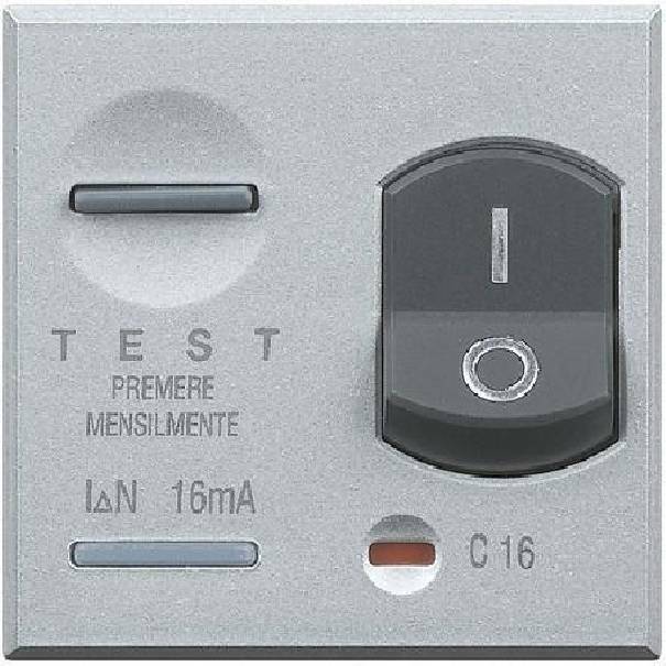 bticino bticino axolute magnetotermico differenziale 1p+n 10a 10ma hc4305/10 - foto 1