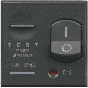 Axolute magnetotermico differenziale 1p+n 16a 10ma hs4305/16