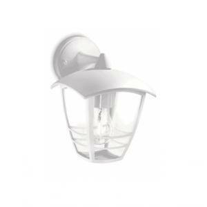 Philips  lanterna creek wall down colore bianco 60w 915002790002 153813116 15381/31/16