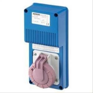 Presa fissa verticale interbloccata senza fondo 230v-24v ip67 gw66359n