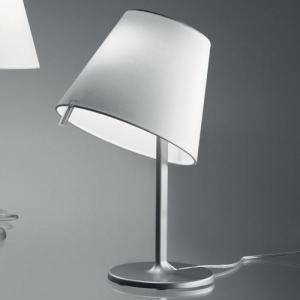 Lampada da tavolo melampo notte 46w attacco e27 colore grigio alluminio 0710010a