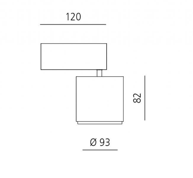 Proiettore led Logica Klik Klak 15W 3000K 24V sistema magnetico nero - 41178 02