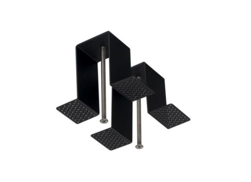 Kit staffe incasso Logica Klik Klak Mini 2 pezzi nero - 41763 01