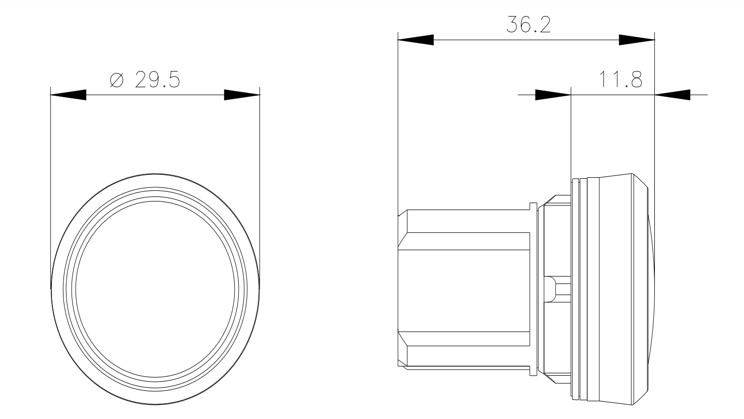 Indicatore luminoso Siemens 22mm bianco - 3SU10516AA600AA0 02