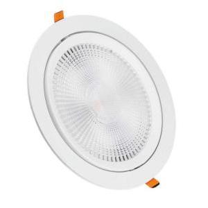 Faretto led da incasso orientabile  10w 3000k bianco vt-2-10 - 21839