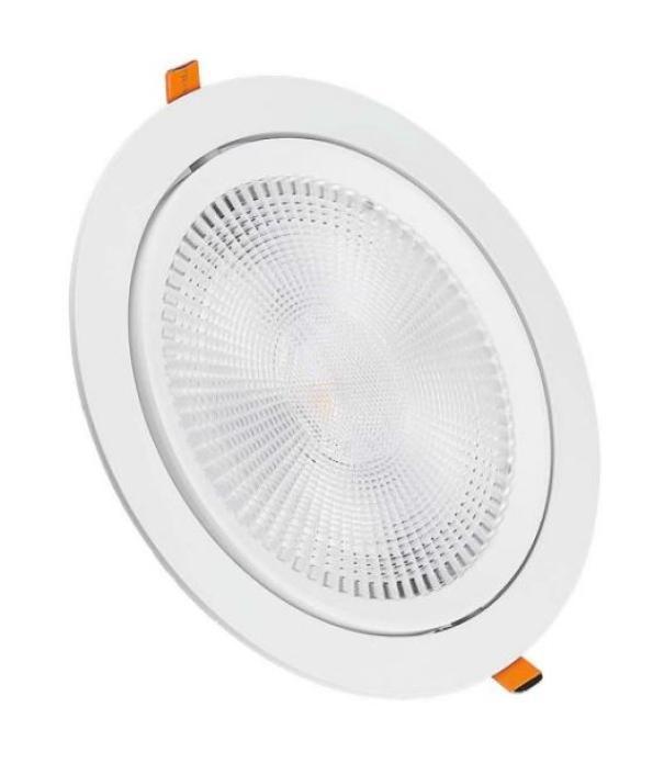 Faretto led da incasso orientabile V-tac 30W 3000K bianco VT-2-30 - 21845 01