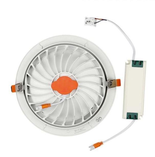 Faretto led da incasso orientabile V-tac 30W 4000K bianco VT-2-30 - 21846 03