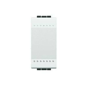 Livinglight pulsante 1 polo 10a bianco n4005n