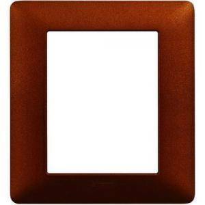 Matix placca 3+3 posti colore rosso terra am4826trt