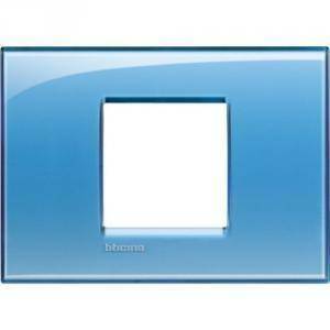 Livinglight placca 2p azzurro lna4819ad