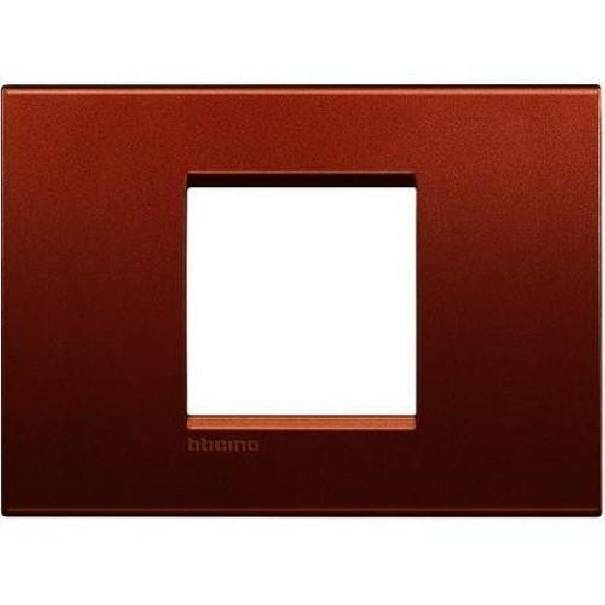 bticino bticino livinglight placca 2 posti brick lna4819rk - foto 1