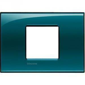 Livinglight placca 2 posti colore verde lna4819vd