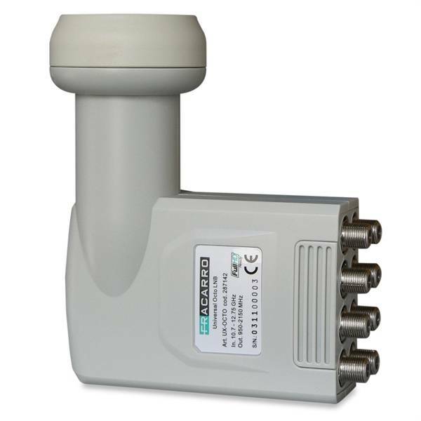 fracarro fracarro lnb universale full hd lte 8 uscite indipendenti ux-octo 287142 287340 - foto 1