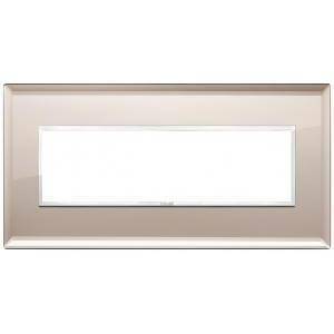 Eikon evo placca 7 posti colore specchio bronzato 21657.75