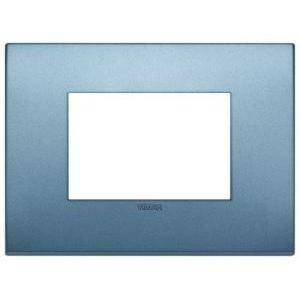 Arke' placca classic 3 moduli colore blu matt 19653.76