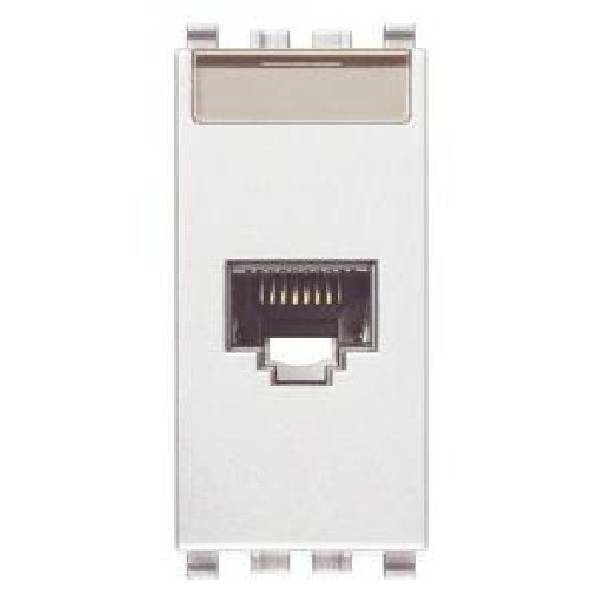 vimar vimar eikon presa rj45 netsafe cat.5e utp 20339.4.b - foto 1