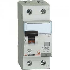 Magnetotermico differenziale ac 1 polo + neutro 30ma 32a 4500ka gc8813ac32