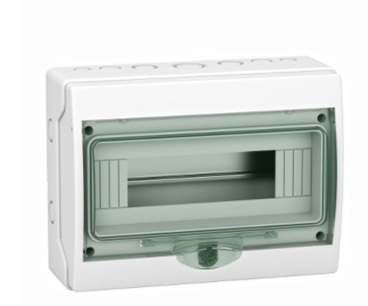 Centralino parete Schneider Electric Kaedra IP65 1 fila di 12 moduli - 10315 01