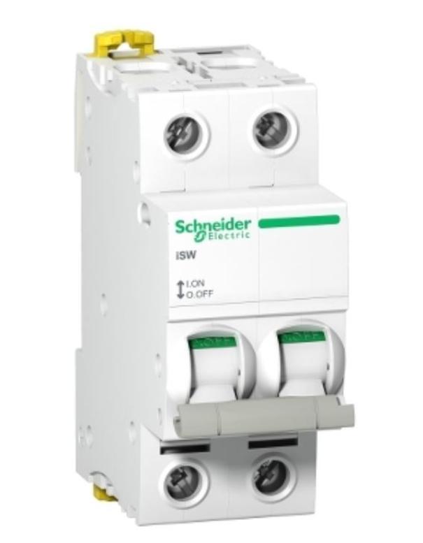 Interruttore sezionatore Schneider Electric Acti9 iSW 2P 63A - A9S65263 01