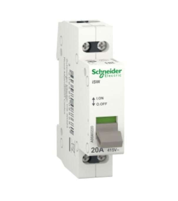 Interruttore sezionatore Schneider Electric Acti9 iSW 2P 20A - A9S60220 01