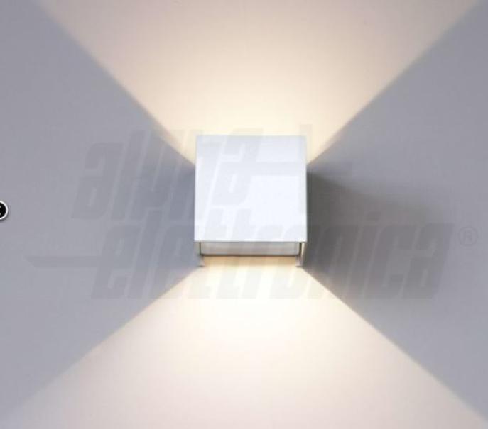 Applique led Alpha Elettronica Unica 6W 3/4/6K IP54 bianco - JO480W-12CCT 03