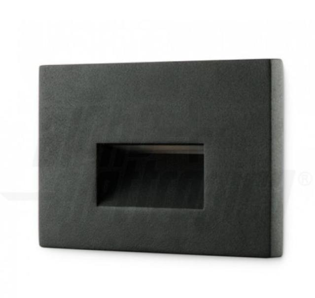 Cornice segnapasso Alpha Elettronica Zero per articolo JO491 nero - JO491B 01