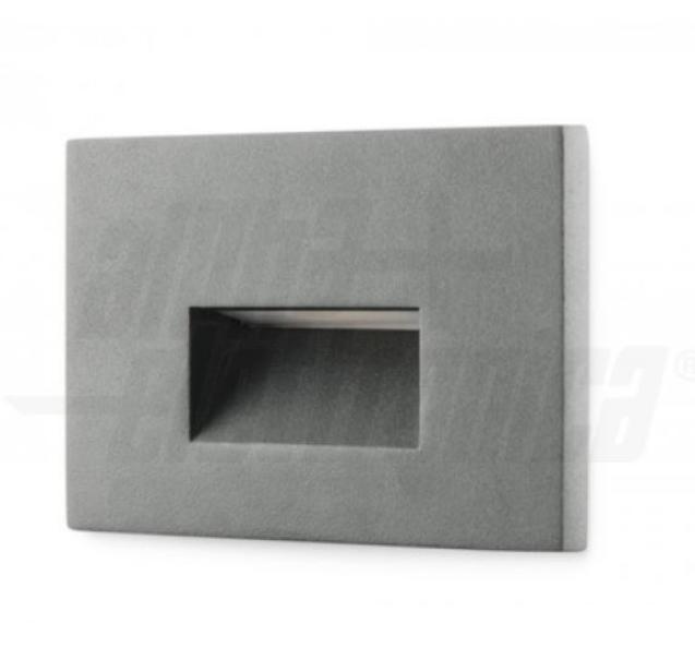 Cornice segnapasso Alpha Elettronica Zero per articolo JO491 grigio - JO491G 01