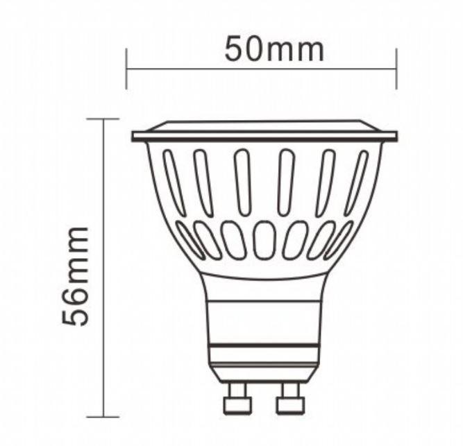 Lampadina led Marino Cristal attacco GU10 7W 2700K - 21430 02