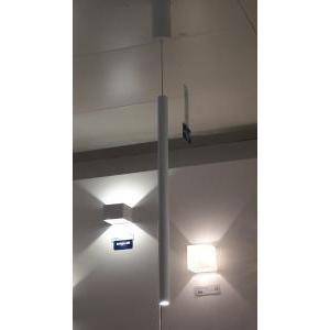 Sospensione led tubolare 7,5w colore bianco luce calda dl031/bi