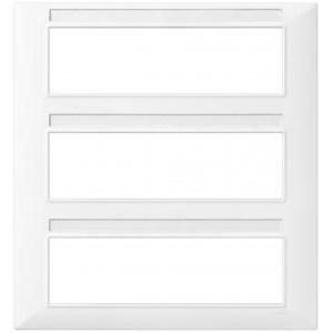 Plana placca 21 moduli colore bianco 14691.01