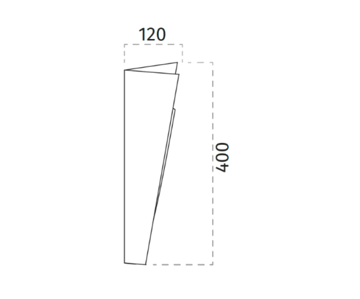 Lampada da parete Belfiore 1xE27 max 52W bianco - 2602A-41 03