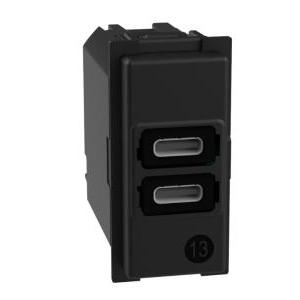 Caricatore usb  livingnow con due porte tipo c 15w k4286c2 - k4191cc