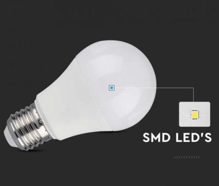 Lampadina led A60 V-tac E27 12W 3000K dimmerabile chip Samsung VT-262D - 2120044 03