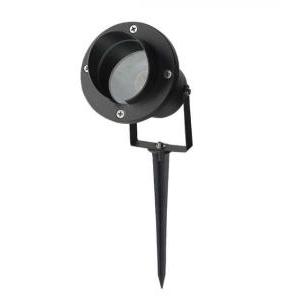 Lampada con picchetto  garden gu10 ip65 nero vt-7704 - 7572