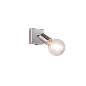 Lampada da parete  vannes 1xe27 nichel opaco - r80181707